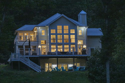 Photo 1 - Modern Farmhouse Style Chalet with amazing Kentucky Lake views - Dock, Hottub and Firepit