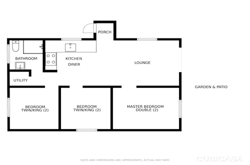 Photo 14 - Swallows Croyde 3 Bedrooms, Sleeps 6, Beach Chalet