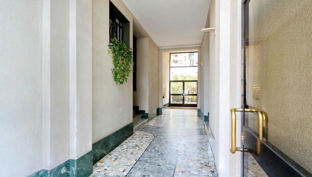 Interior entrance