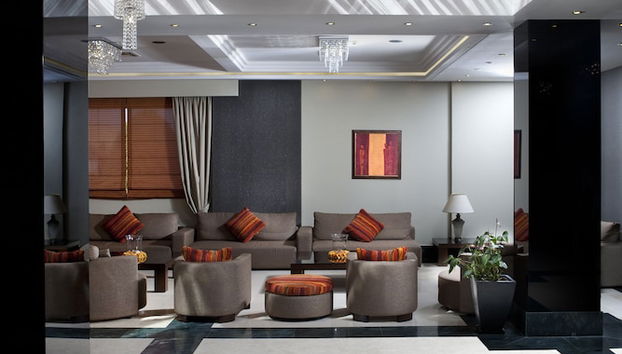Sitzecke in der Lobby