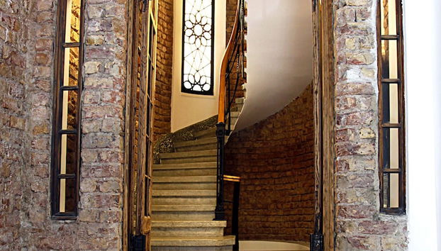 Interior entrance