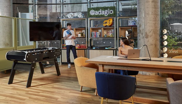 Lobby sitting area