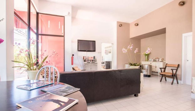 Zona de estar del vestíbulo