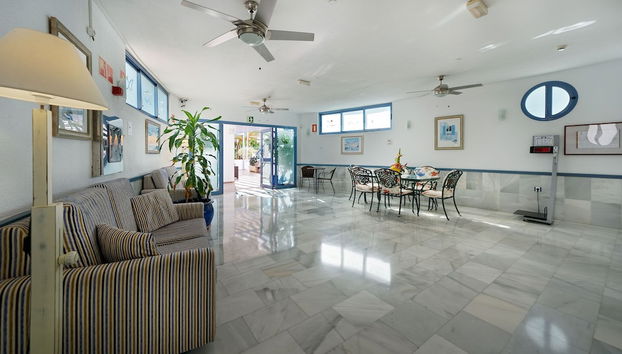 Lobby sitting area