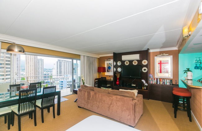 Ilikai Tower 1 Bedroom City View Condos with Private Lanai & Free Wifi! - Foto 41