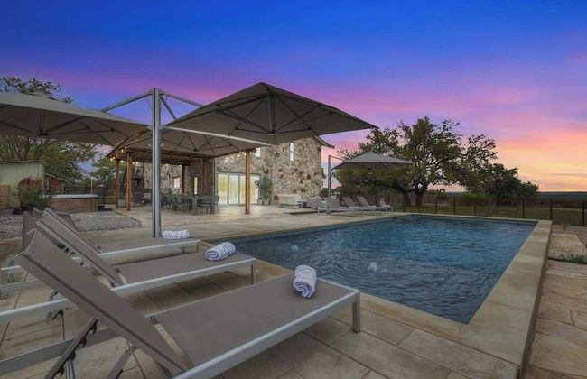 Grasslands Pool Hot Tub Hill Country Views - Foto 29