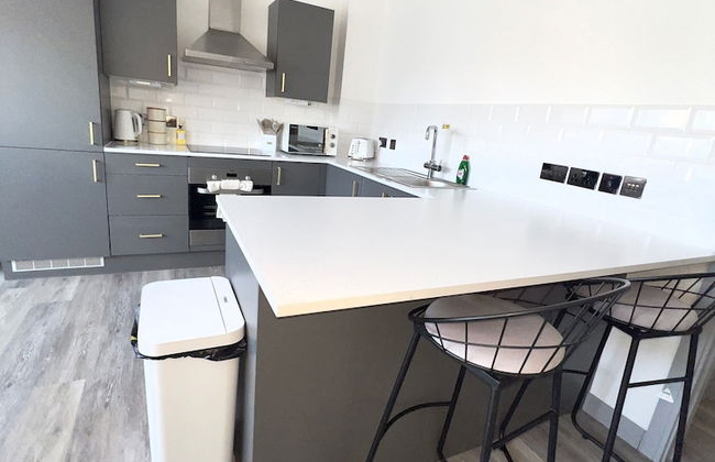 City Centre 1-bed Apartment in Preston With Sky - Foto 2
