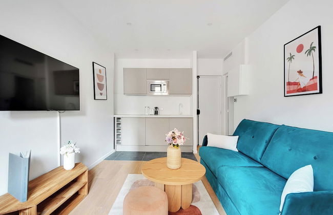 Peaceful Apartment - 1br/4p - Sacre Coeur - Foto 9