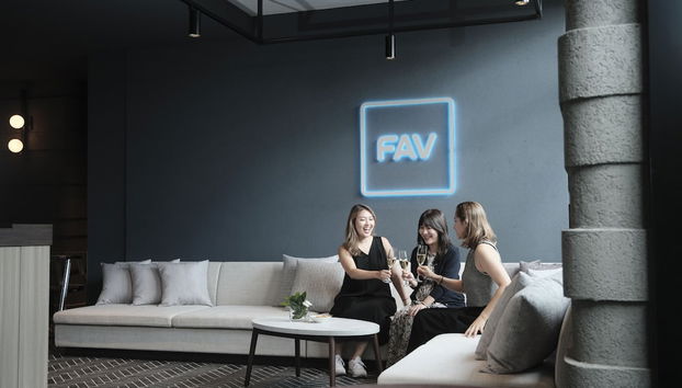 Sala de estar do lobby