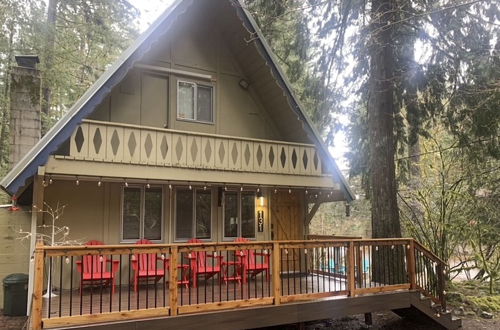 Photo 9 - Cozy A-frame w/ Hot Tub, Fire Pit, & Fireplace