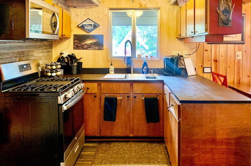 Photo 8 - Cozy A-frame w/ Hot Tub, Fire Pit, & Fireplace