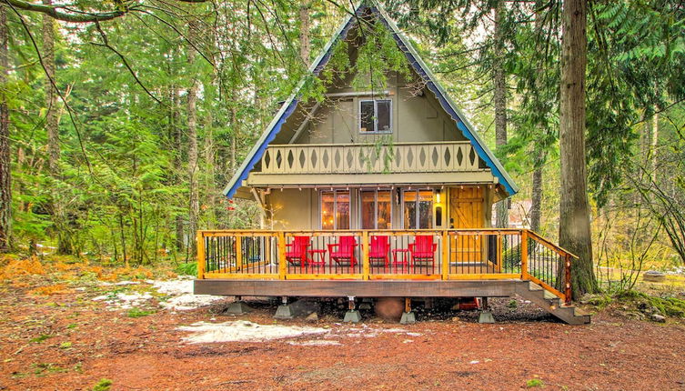 Photo 1 - Cozy A-frame w/ Hot Tub, Fire Pit, & Fireplace