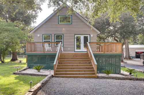 Photo 1 - Multi-level Bonneau Cabin: Screened-in Game Room