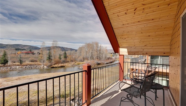 Photo 1 - Idyllic Riverfront Granby Cabin With Deck