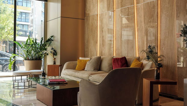 Sitzecke in der Lobby