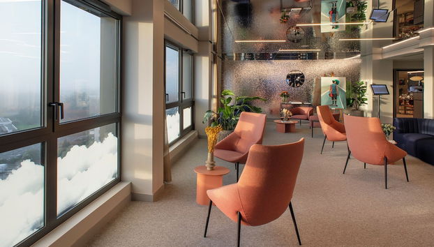 Sala de estar do lobby