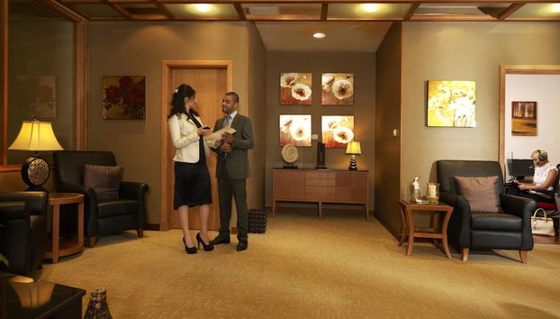 Sala de estar do lobby