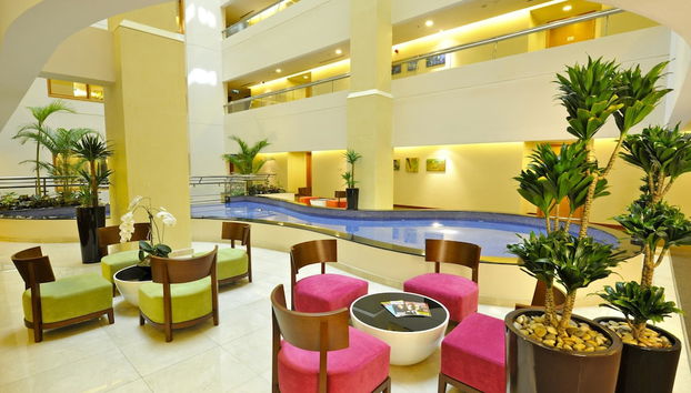 Sala de estar do lobby
