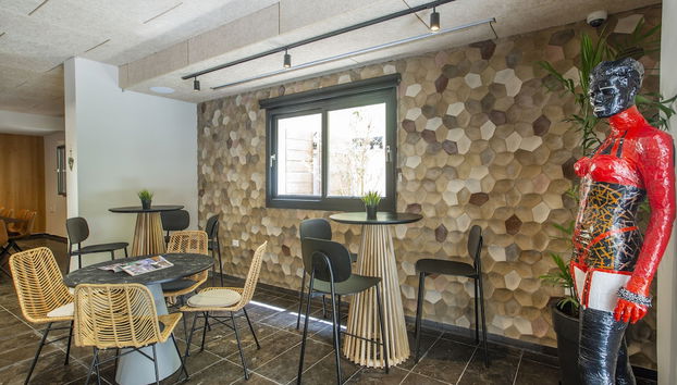 Zona de estar del vestíbulo