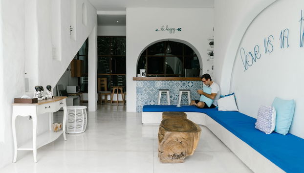 Sala de estar do lobby