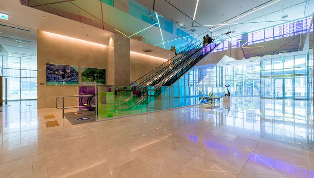 Interior entrance