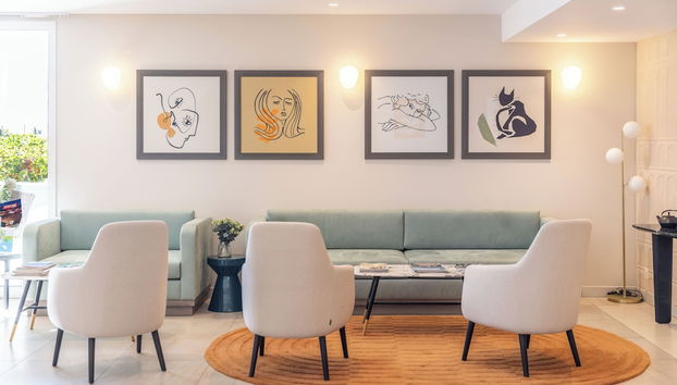 Sitzecke in der Lobby