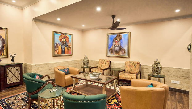 Sitzecke in der Lobby