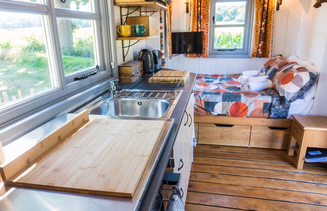 The Hideaway Hut - 1 Bed Shepherds Hut - Hereford - Foto 3