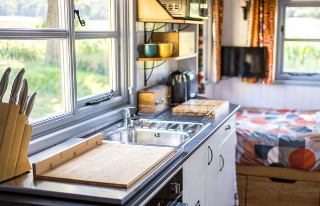 The Hideaway Hut - 1 Bed Shepherds Hut - Hereford - Foto 19