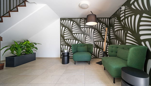 Sala de estar do lobby