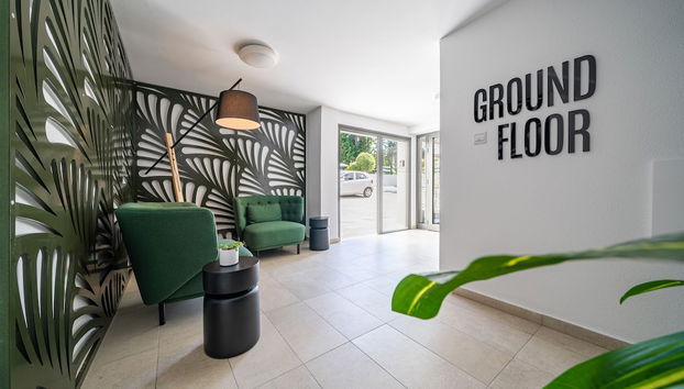 Sala de estar do lobby