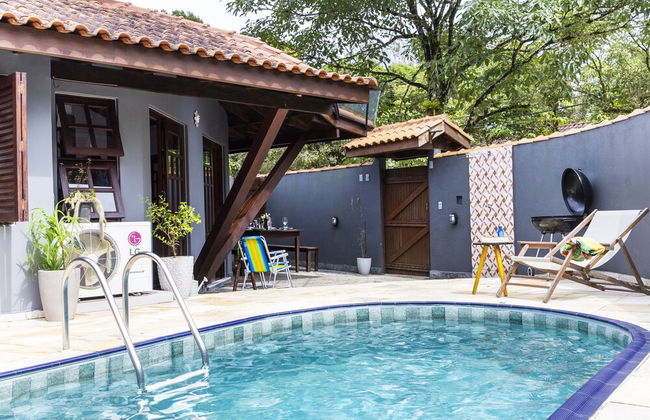 Casa Charmosa com Piscina - Barra do Una - Foto 33