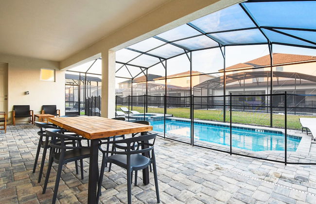Villa Pool Spa Near Disney 9br 1571 - Foto 27