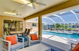 Photo 1 - Canal-front Cape Coral Home: Pool, Screened Lanai