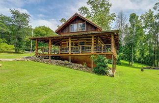 Photo 1 - Stunning Creekside Cosby Cabin w/ Deck + Fire Pit