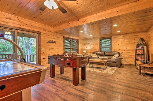 Photo 18 - 'serenity Now' Cabin w/ Fire Pit + Game Room