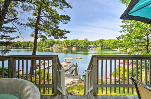 Photo 9 - Northern Michigan Lake House w/ Boat Dock + Kayaks