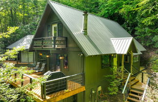 Photo 1 - Sapphire Treehouse Cabin w/ Views, Deck, Fireplace