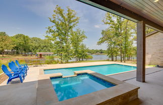 Photo 1 - Upscale Home on Cedar Creek: Pool, Hot Tub + Views