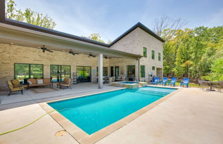 Photo 2 - Upscale Home on Cedar Creek: Pool, Hot Tub + Views