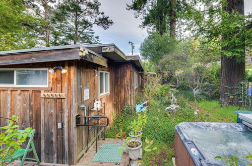 Photo 27 - Fort Bragg 'secret Garden' Cabin w/ Hot Tub, Views