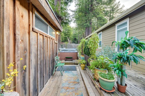 Photo 20 - Fort Bragg 'secret Garden' Cabin w/ Hot Tub, Views