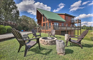 Photo 1 - Piney Creek Mountain-view Cabin w/ Wraparound Deck