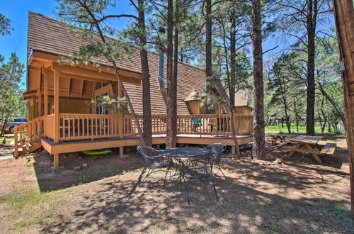 Photo 19 - Cozy A-frame Cabin in Overgaard: Pets Welcome