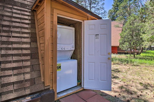 Photo 22 - Cozy A-frame Cabin in Overgaard: Pets Welcome