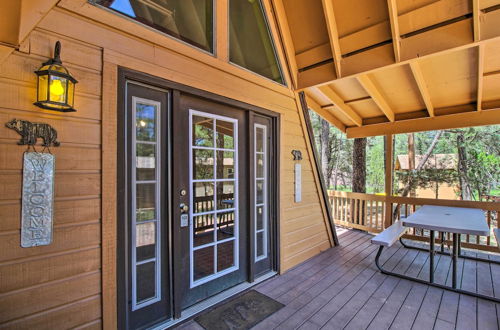 Photo 8 - Cozy A-frame Cabin in Overgaard: Pets Welcome