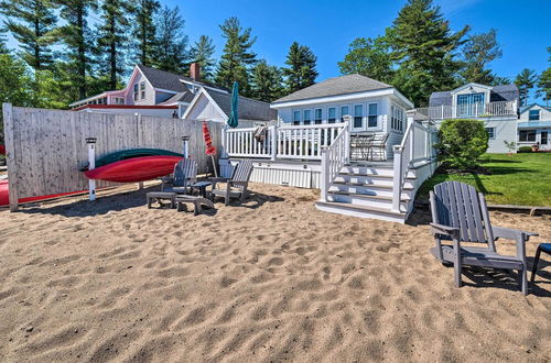 Photo 14 - Beachfront Sebago Cottage w/ Deck + Grill