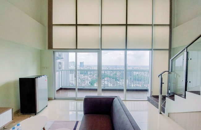 Big Studio Loft Apartment at The Reiz Condominium Medan By Travelio - Foto 10