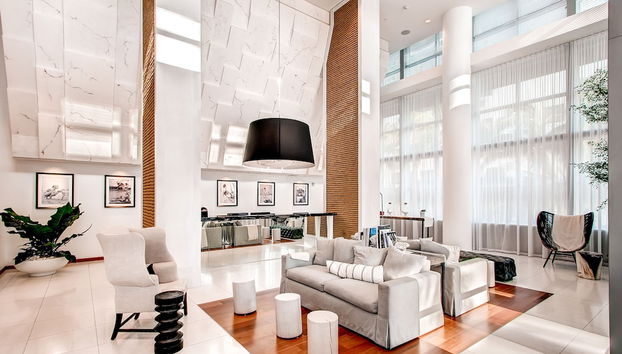 Sala de estar do lobby