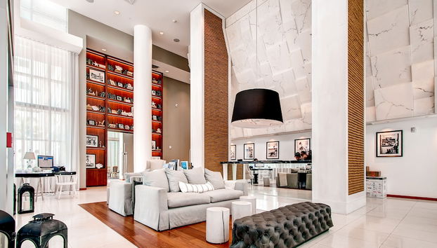 Sala de estar do lobby